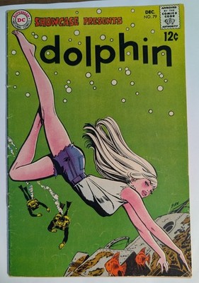 Showcase #79 (1968) 5.5 FN- 1st Appearance Dolphin DC Comics Silver Age Key