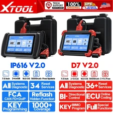 XTOOL D7/IP616 OBD2 Scanner Car Full System Diagnostic Tool Car Key Programmer