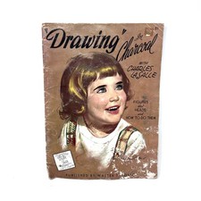 VTG 1963 Drawing In Charcoal Charles LaSalle 51 Walter T. Foster