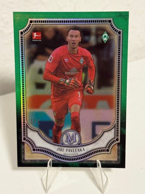 Jiri Pavlenka Werder Bremen 1/1 Topps Museum Bundesliga 2019