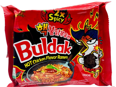 10 x 140g Samyang Buldak Hot Chicken Ramen Noodles 2 x spicy NEU SALE MHD Ablauf