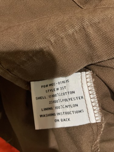 Gamehide Brown Orange Duck Cotton Canvas Upland Field Bird Hunting Vest Mens XXL - Picture 3 of 5