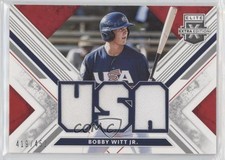 2019 Elite Extra Edition USA National Team Materials Black Bobby Witt Jr 0a17