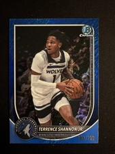 2925-26 Bowman Basketball - Terrence Shannon Jr. #BCV-105 Blue Shimmer /150