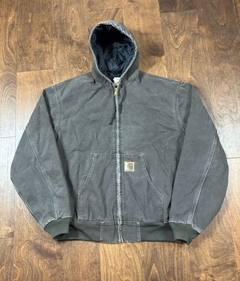 vintage carhartt j06 tmb sandstone active jacket in timber size