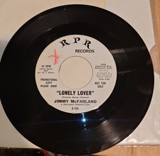 Jimmy McFarland Northern Soul 45 promo M- Lonely lover