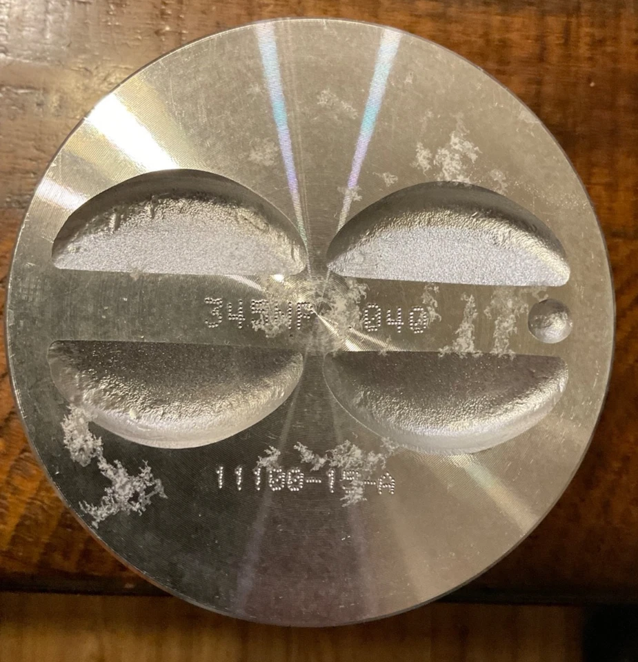 🔥 NEW FEDERAL MOGUL STERLING 345NP PISTON SET W/ WRIST PINS / 350 CHEVY .040 🔥 - Image 4 of 4