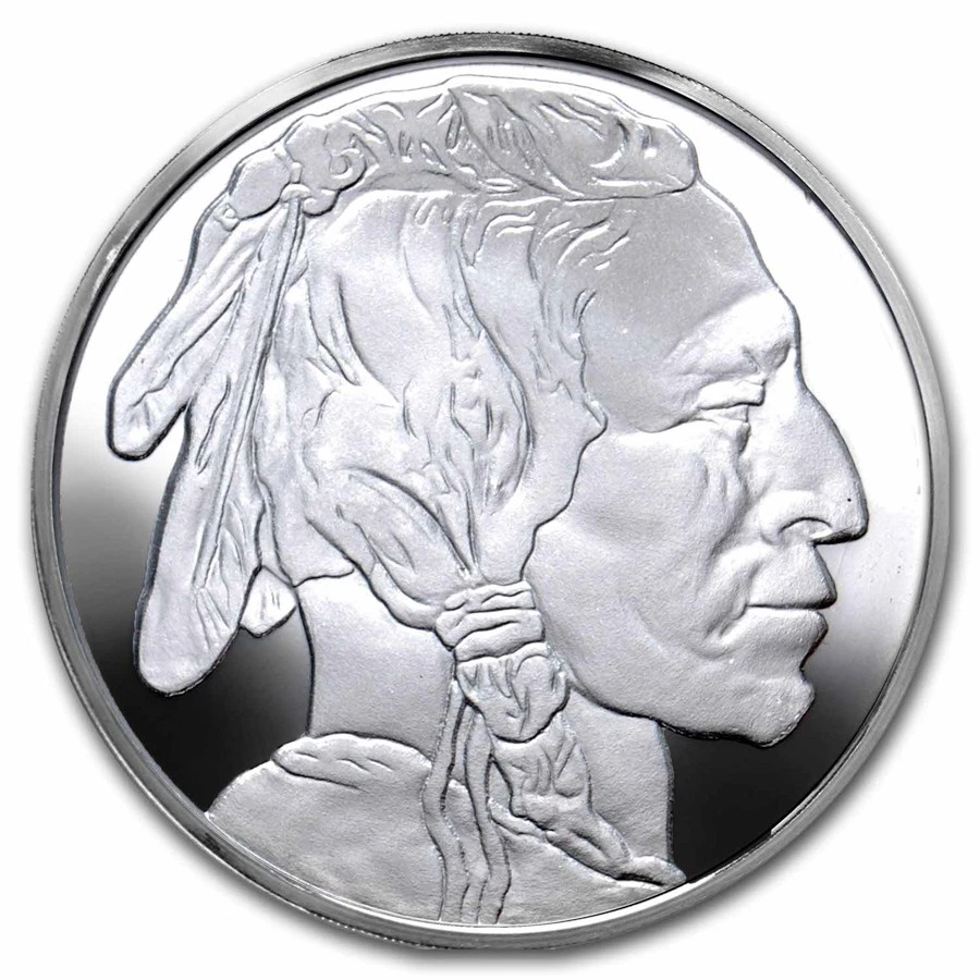 5 oz Silver Round - Buffalo - Image 3 of 4