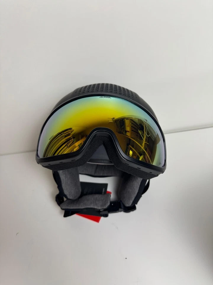 ALPINA ALTO Q-LITE Helm – Skihelm mit Visier Schwarz Matt 55–59 cm - Bild 2 von 4