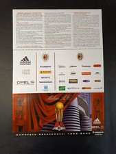 Volantino Pubblicitario Milan A.C. Centenario 1899-1999 Abbonamento