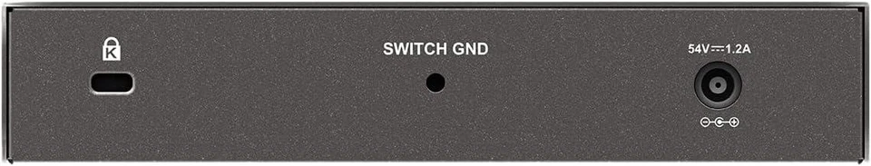 D-Link DGS-1008P 8-Port Gigabit Unmanaged Desktop PoE Switch 60W Power Fanless - Image 4 of 4