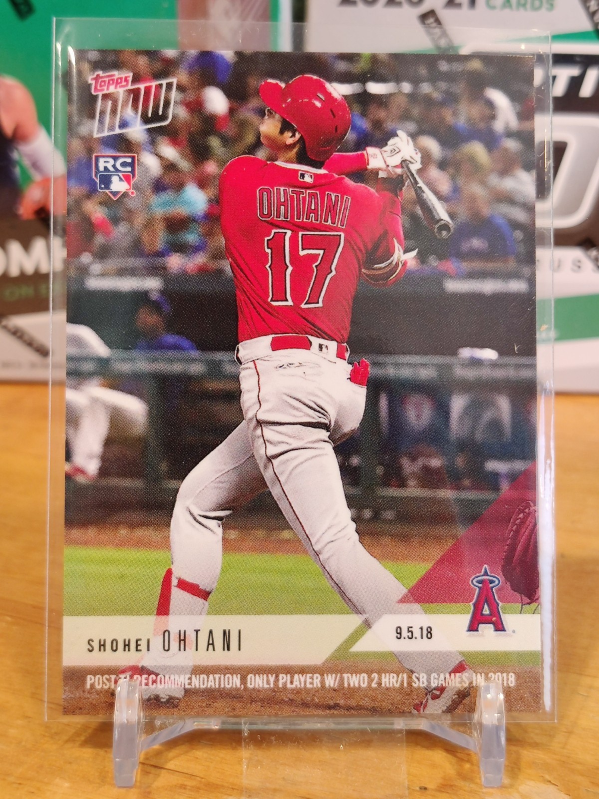 SHOHEI OHTANI 2018 TOPPS NOW ROOKIE RC LOGO #692 LA DODGERS MVP JAPAN MLB CHAMP!