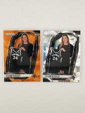 Lot of 2 x 2024 Prizm WNBA Elizabeth Kitley Silver Orange Ice Rookie #140