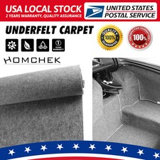 2M x 1M Mid Grey Thick 3mm Subwoofer Speaker Felt Fabric Carpet Craft Auto Liner