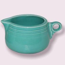 Fiesta Ware Child  s Tea Set Creamer in Turquoise