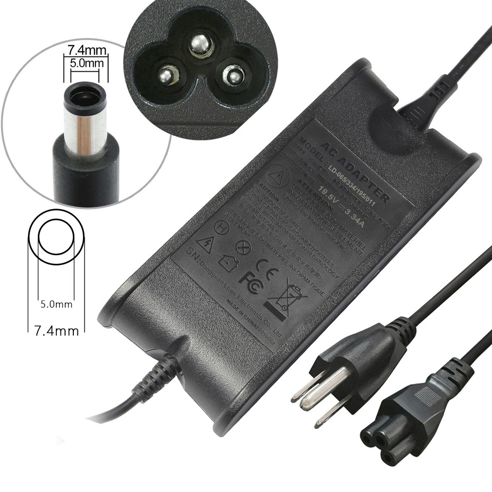 Dell 90w 4.5mm Ac Adapter 90W AC Adapter For Dell Latitude Laptops – E6400, E6500, E6410, E4300, 19.5V 4.62A, 3-Year Warranty Cargador Para Laptop Dell - Foto 3