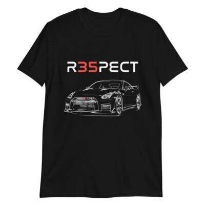 R35 GTR GT-R Skyline Respect JDM Tuner Drift Racing Gift Short-Sleeve T-Shirt