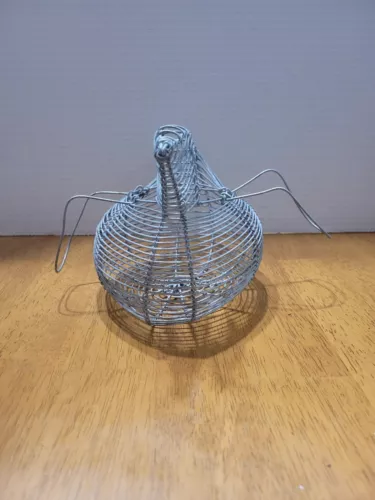 Vintage Wire Chicken Egg Basket