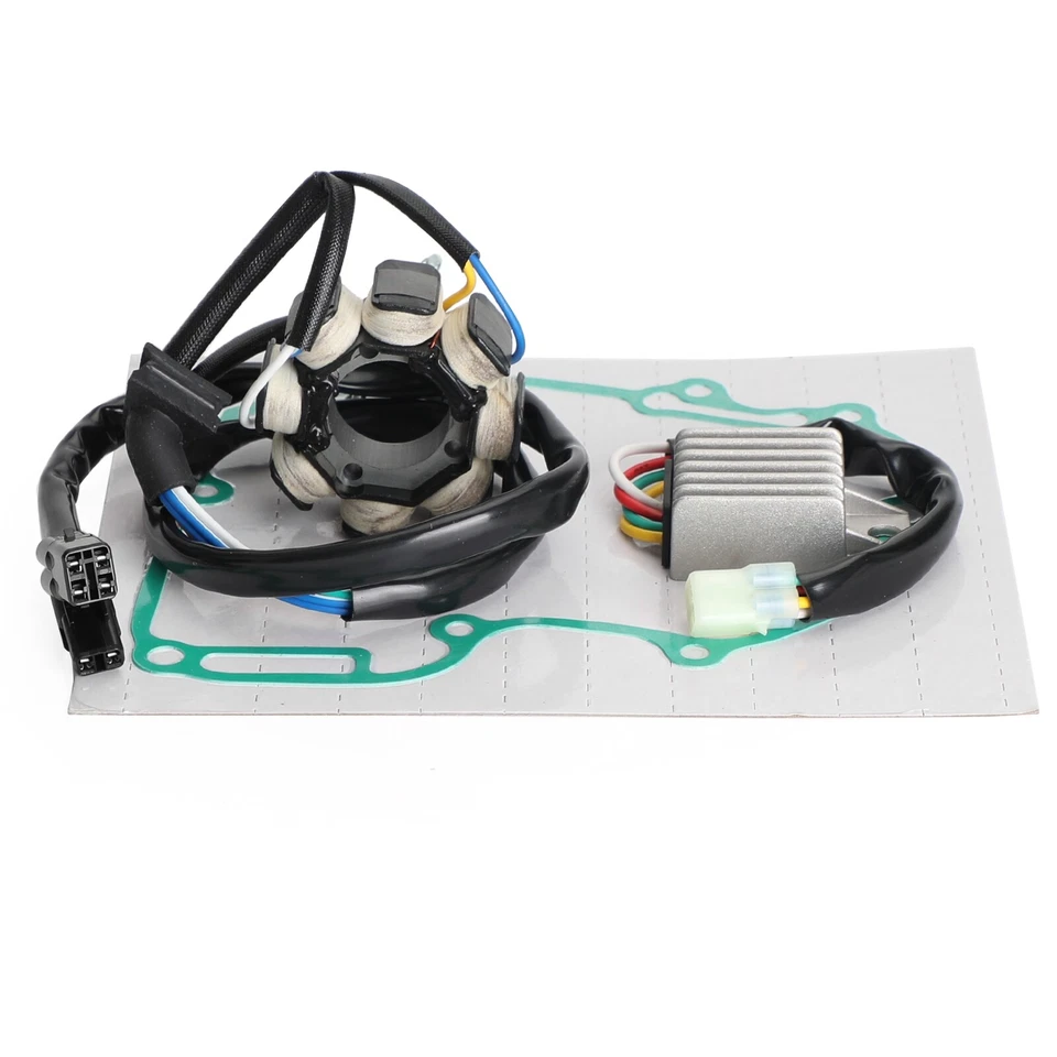 Magneto Stator+Voltage Rectifier+Gasket For Honda CRF 250 X CRF250X 2004-2019 T8 Foto 3 de 4