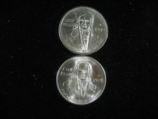 MEXICO 1977  1978 CIEN 100 PESO .720 SILVER GEM UNC FROM ORIGINAL ROLLS 2 COINS