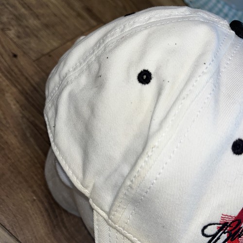 Budweiser King of Beers The Game Hat Cap White Adult Snapback - Picture 4 of 8
