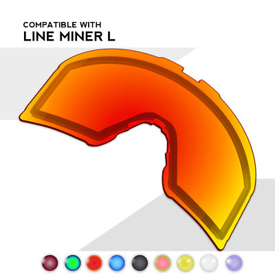 Wholesale Replacement Anti-Fog Lens for-Oakley Line Miner L OO7070 Snow Goggle
