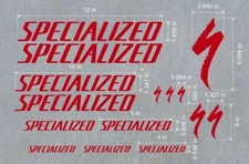 Specialized Bike Frame Decal Set 30 Colors! Stumpjumper Demo Epic USA Seller