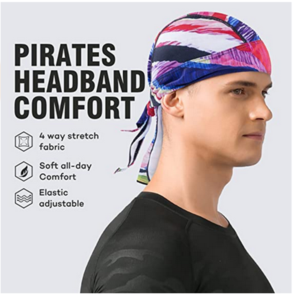 Du-Rag Premium Quality Wave Cap Durag 360 Waves Long Straps Urban Hat  Lacing Bandanas Wigs Durag Biker Headwear Pirate Hat - AliExpress