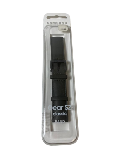 Visum Afslag Skoleuddannelse Samsung Gear S2 Classic Leather Replacement Watch Band Strap - Black | eBay
