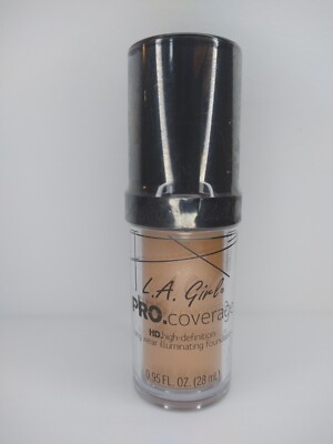 LA GIRL Pro Coverage HD Illuminating Long Wear Foundation Warm Beige GLM647