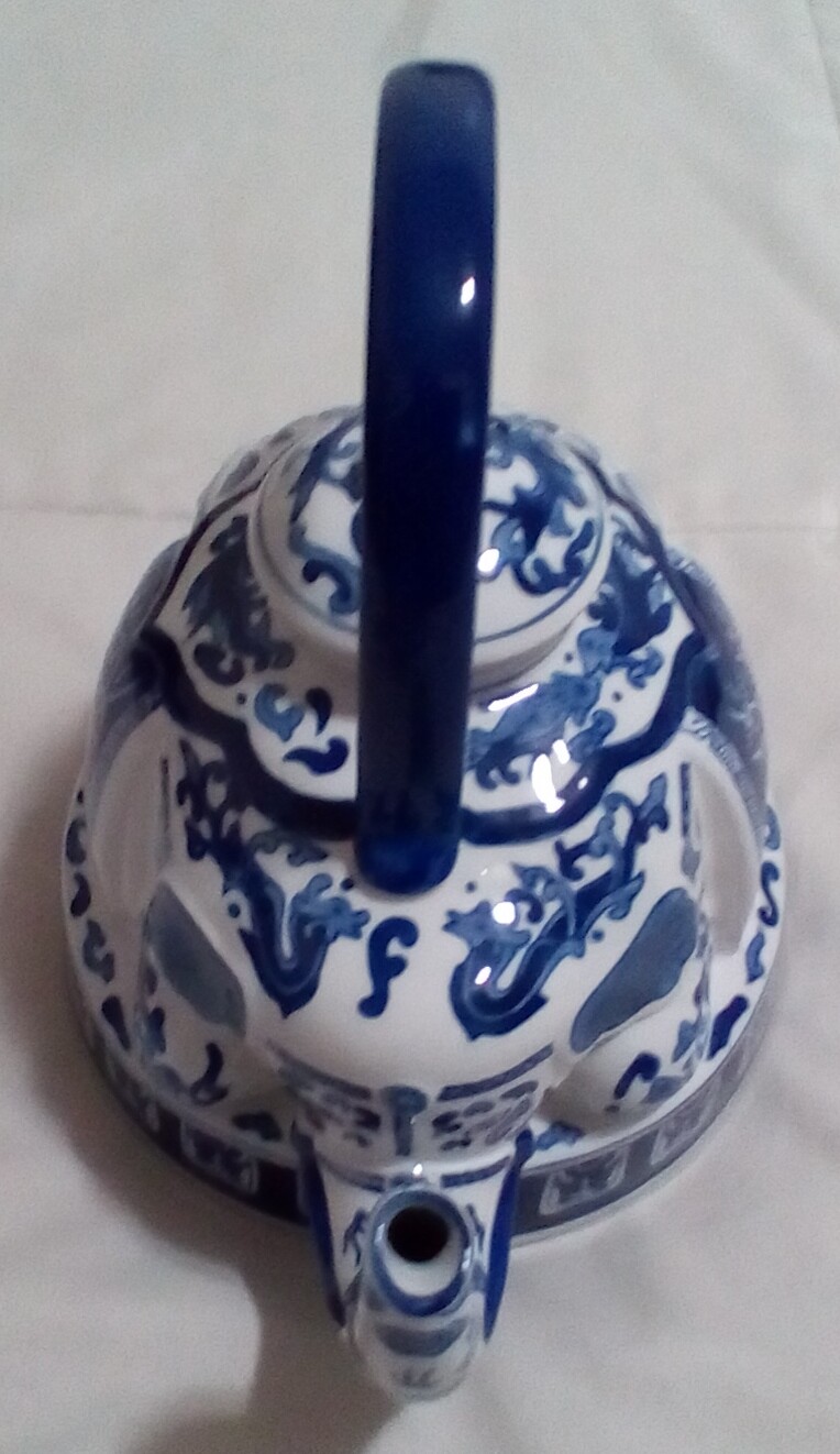 Bombay Cobalt Blue Elephant Teapot eBay