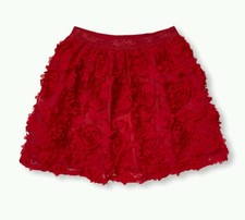 Girls Rosette Mesh Skirt Size 4 nwt
