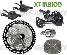 Gruppo Shimano XT M8100 4pz 1x12 velocità con cassetta MICRO SPLINE 10/51T NUOVO