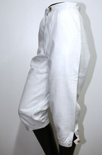 Vintage 1980s Leather Knickers Pants White CELINE PARIS W26 Made in France