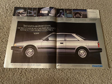 Vintage 1987 MAZDA 626 SPORT COUPE PRINT AD 1980s