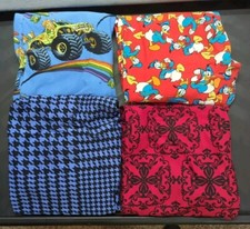 LuLaRoe 4 Pair Multicolored TC Size Leggings-Excellent Condition Fit Size 12-18