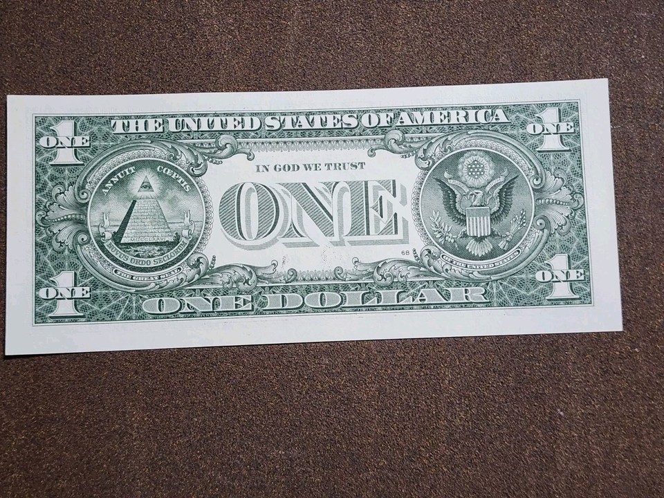 Fancy Serial Number Broken Ladder 1 Dollar Note Digits 1 Though 8 E Fancy serial number broken ladder 1 dollar note digits 1 though 8 e