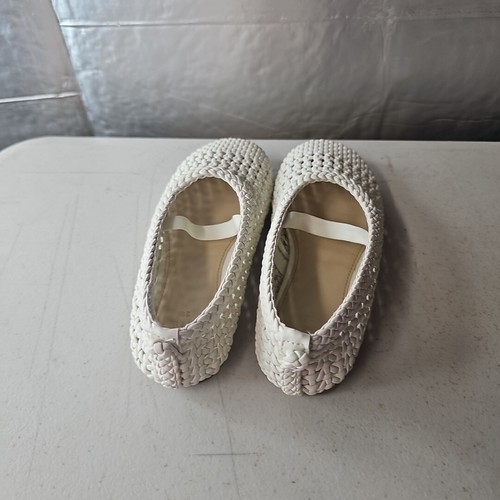 ZARA Open weave ballet flats. Flexible insoles Rubber soles. Girls Size 39 US 12 - Picture 3 of 9