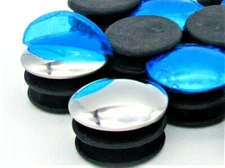 Classic Handlebar Chrome End Caps  Fits 1" OD Bars  Various Package Sizes