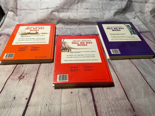 Tell Me Why Volumes 1, 2 and 3 Arkady Leokum Questions Children Ask HC 3 Books - Picture 15 of 16