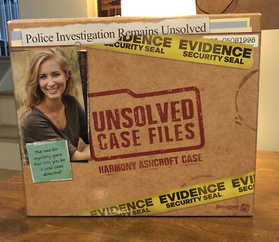 Unsolved Case Files Murder Mystery Game Harmony Ashcroft Case Pressman Crime