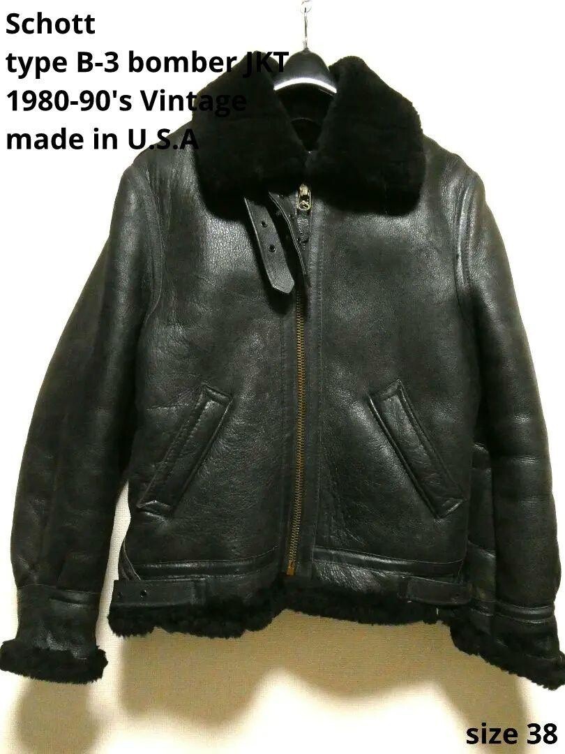 SCHOTT B-3 Jacket Size 38
