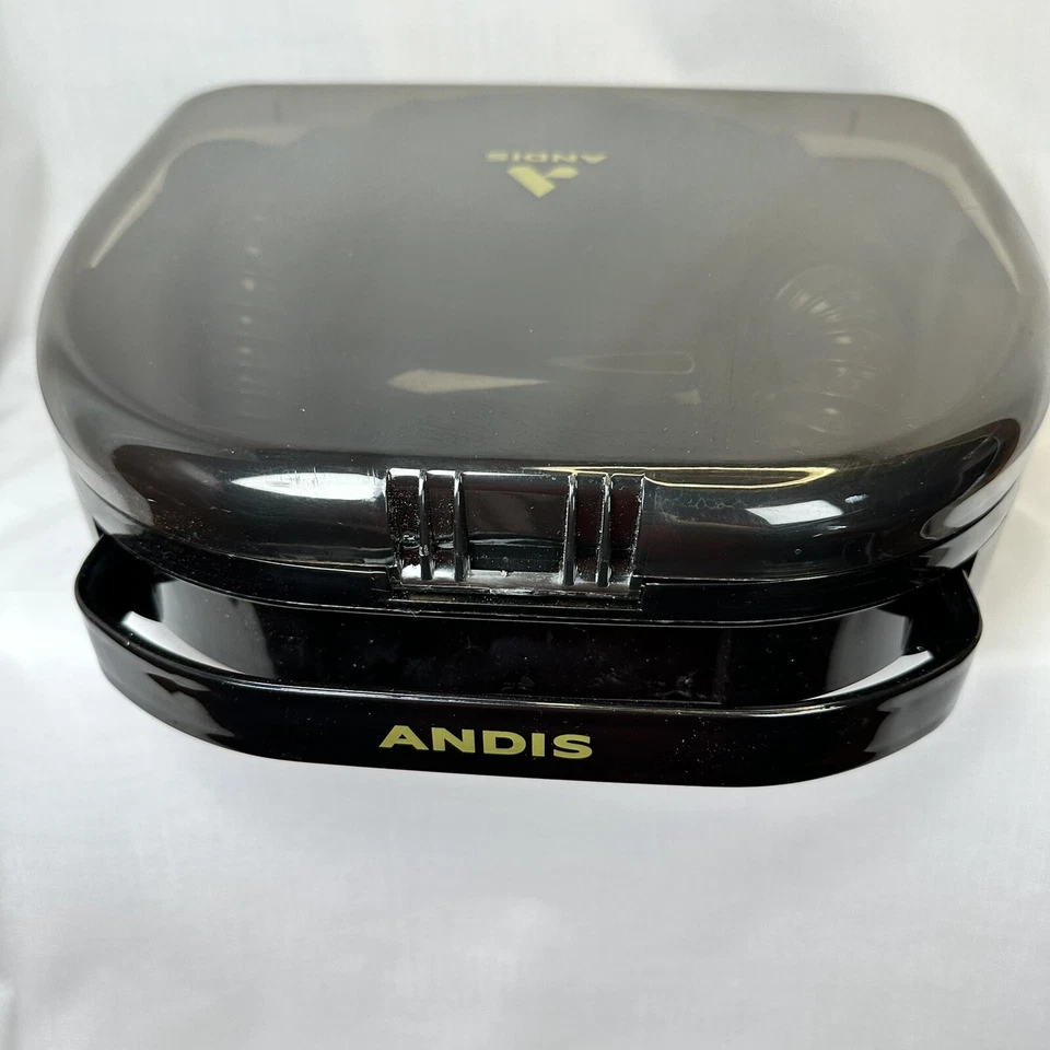Andis Professional Bonnet Hair Dryer Model BD 500 Watt Black with Sponge Rollers - Image 4 of 4