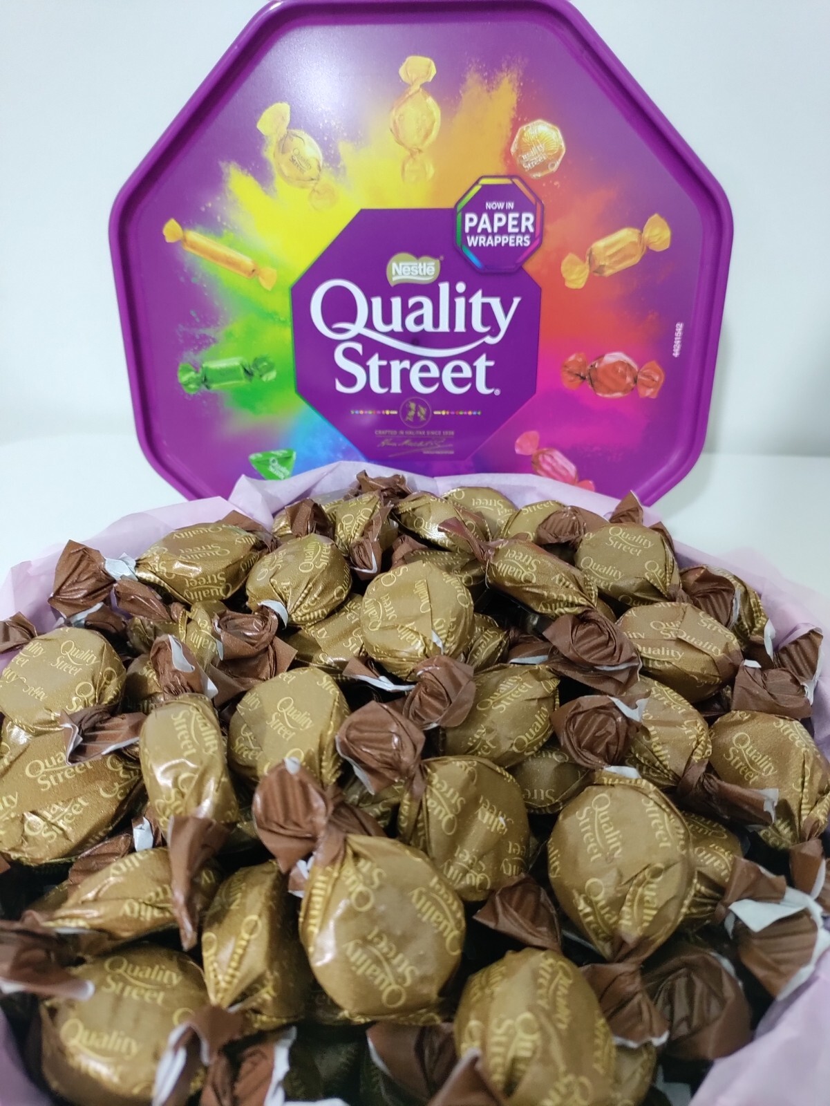 100x Coffee Creme Quality Street Chocolates in TUB Gift Christmas Pick