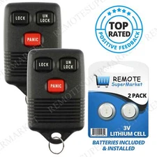 2 Replacement for Ford 1993-1997 F Series 1995-1998 Windstar Remote Car Key Fob