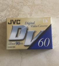 JVC Mini Digital Video Cassette DV60 M-DV60ME SP 60 LP 90 Minutes NIP New Sealed