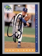 SIGNED 1993 CLASSIC BEST #110 JON LIEBER AUTOGRAPH WILMINGTON BLUE ROCKS