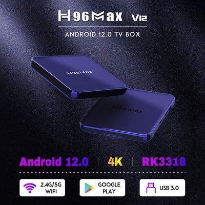 2023 neu TV Box Android 12. 4G 64GB 4K Android TV Box  H96 MAX V12 Smart TV Box