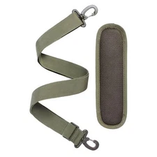Green Adjustable Shoulder Strap Replacement with Thick Soft Pad Width 1.5in USA