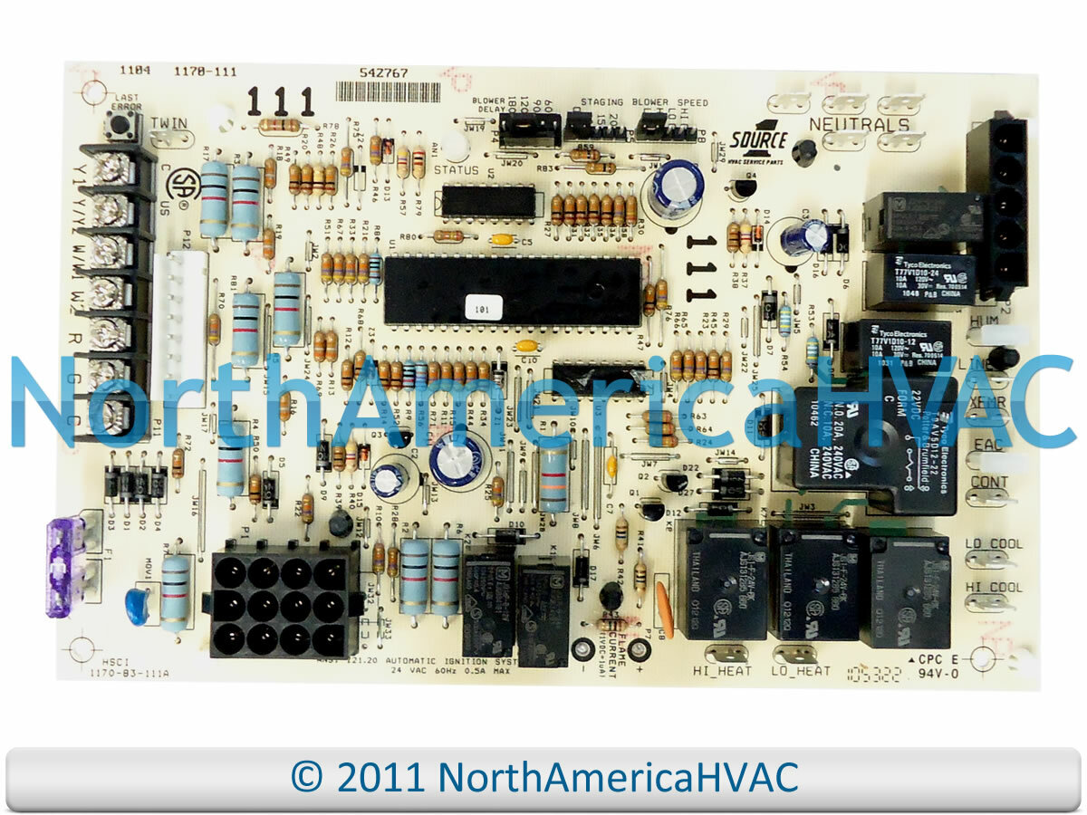 OEM Furnace Control Circuit Board Fits White Rodgers York Coleman 50A51